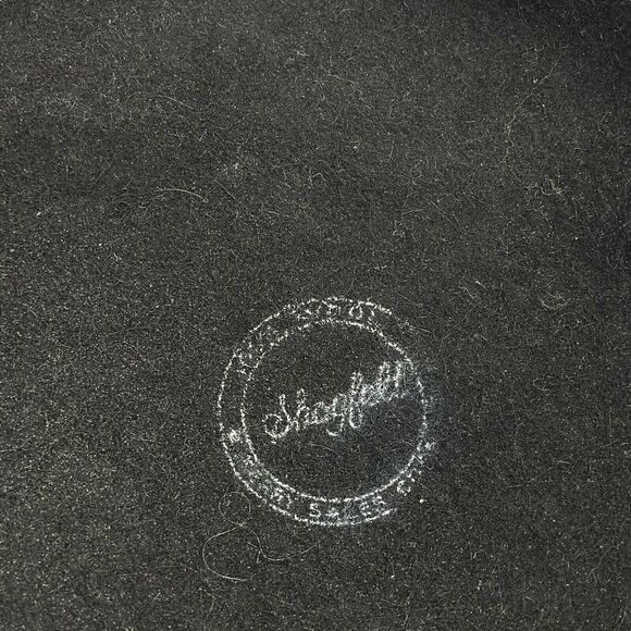 Pillbox Classic Hat Vintage 1950s Shagfelt Womens Black Felted Fur Fitted Retro - Picture 10 of 16